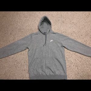 Nike Sportswear Club Grey Fleece Pullover Hoodie